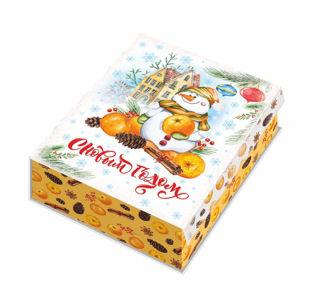 Коробка шкатулка подарочная малая "Мандариновое настроение" — изображение 3